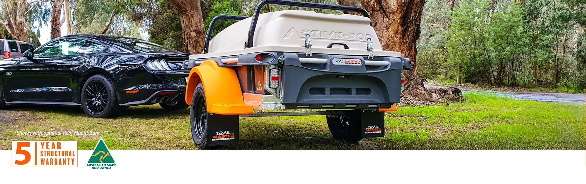 POD Utility Trailer at the local swimming hole in myrtleford